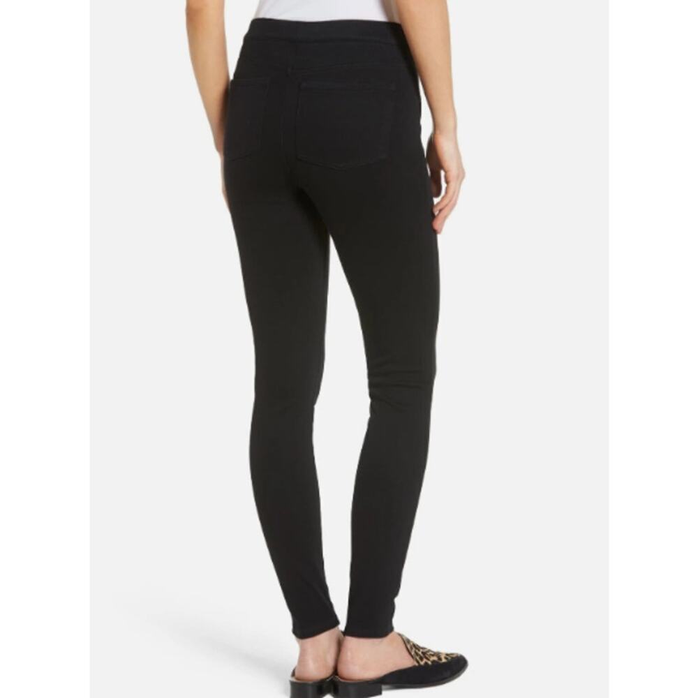 Spanx Ankle Black Ponte Midrise Skinny Leg Jeggings Women Sz M 20018R - Picture 4 of 13